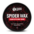 Beardo Spider Wax Hair Styling Web 75g | Web Effect, Texture, Volume, Sculpting, Flexible Hair Wax | Strong Hold, Natural Shine | Long-lasting Hair Fibre - Fast Shipping to USA & Canada - Image 2