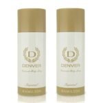 DENVER Imperial Deodorant (165ML Each) Pack of 2 | Long Lasting Deo Body Spray for Men - Fast Shipping to USA & Canada