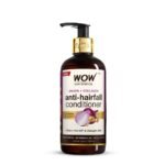 WOW Skin Science Onion Conditioner With Red Onion Seed Oil Extract, Black Seed Oil & Pro-Vitamin B5 - No Parabens, Mineral Oil, Silicones, Color & Peg - 300 Millilitre - Onion Black Seed - Fast Shipping to USA & Canada