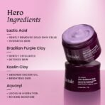 Foxtale De-Tan Face Mask for Glowing Skin| Clay Mask with Lactic Acid for Tan Removal, Reduction in Blackheads, Instant Brightening| New-Age Ubtan Face Pack for All Skin Types | Men & Women- 75g - Fast Shipping to USA & Canada - Image 5