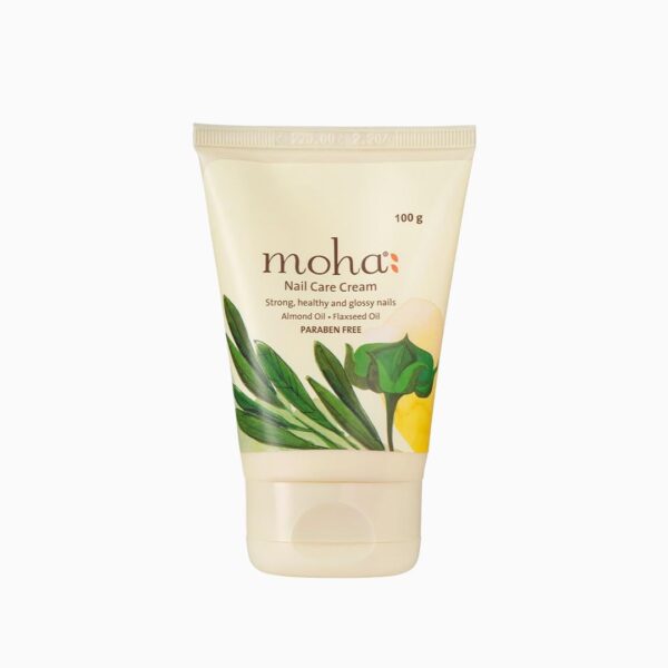 moha: Nail Care Cream For Cuticle Care, Nail Growth & Strength With Goodness of Almond Oil & Flaxseed Oil | Soft, Smooth, & Strong Lustrous Nails unisex- (100 g) Pack of 2 - Fast Shipping to USA & Canada