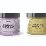 Beaface Combo Pack Brazilian Purple Clay Powder | 100gm and Brazilian Yellow Clay Powder 100gm (Regenerates Skin Cells and Reduce Wrinkles)