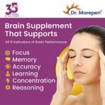 DR. MOREPEN Memory, Focus & Mood Tablets Enriched With GABA, Ashwagandha, Chamomile & Brahmi-Vitamins B1, B2, B3, Magnesium | Safe For Brain Health, Non-GMO & Preservatives Free-60 Tablets - Fast Shipping to USA - Image 5