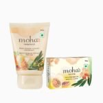 Moha: Scrub Soap & Face Scrub 100G Combo | Blend Of Walnut, Orange Peel & Oilve Oil For Skin Brightening, Exfoliate Face, For All Skin Typm - Fast Shipping to USA & Canada