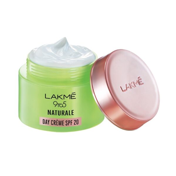 LAKME 9 To 5 Naturale Day Cream, Spf 20 Pa++ With Aloe Vera For Hydrated Skin, 50 G - Fast Shipping to USA & Canada