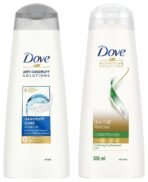 Dove Anti Dandruff Solutions Shampoo 340 ml & Dove Hair Fall Rescue Conditioner 335 ml - Fast Shipping to USA & Canada