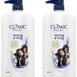 Clinic Plus Strong & Long Shampoo 1 L, With Milk Proteins & Multivitamins for Healthy and Long Hair - Strengthening Shampoo for Hair Growth (Pack of 2) - Fast Shipping to USA & Canada