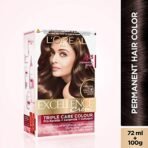 L'Oreal Paris Excellence Creme Hair Color, 4.25 Aishwarya's Brown, 72ml+100g And L'Oreal Paris Color Protect Shampoo, 175ml (With 10% Extra) - Fast Shipping to USA & Canada - Image 4