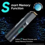 Vega SmartOne S2 Trimmer for Men with 160 mins Runtime, Battery Powered, IPX7 Waterproof & 40 Length Settings, 3 Unique Speed Modes, Rubber Grip, Travel Lock, Travel Friendly, (VHTH-31) - Fast Shipping to USA & Canada - Image 5