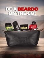 Beardo Travel Pouch for Accessories|Stylish Toiletry Organizer Kit for Men & Women||Vegan Leather Waterproof Cosmetic Bag for Travel Essentials, 22 x 15.4 x 15.4 Centimeters, Black - Fast Shipping to USA & Canada - Image 7