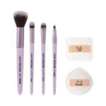 Hilary Rhoda Play n Blend Brush Set | Easy Blending For Cream, Liquid & Powder Formulation | Soft & Smart Bristles | 2 Eyeshadow Brushes | Blush & Lip Brush - Fast Shipping to USA & Canada