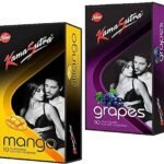 Kamasutra Mango & Grapes Honeymoon Condom (Set of 2, 20S) (10 In Each Pack) - Fast Shipping to USA