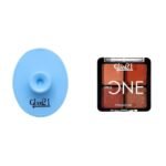 Glam 21 Silicone Face Cleanser Scrubber (Big) Little One 4-in-1 Eyeshadow Palette Ultra pigmented, Easy to blend Long Lasting Eye Make Up Kit |Little Lady-04 - Fast Shipping to USA & Canada