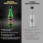 Beardo Beer Shampoo for Men, 200 ml | For Strong, Bouncy, Shiny Hair | Contains Real Beer | Tea Tree Oil, Aloe vera & Calendula Oil | Sulphate & Paraben Free - Fast Shipping to USA & Canada - Image 6