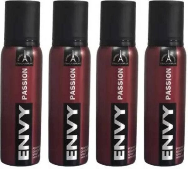 ENVY PASSION deo 120ml*4pc PS-04 Deodorant Spray - For Men Women (480 ml, Pack of 4) - Fast Shipping to USA & Canada