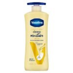 Vaseline Deep Moisture Body Lotion |For Dry Skin| Moisturised Glowing Skin| With Pro Ceramides 600ml - Fast Shipping to USA & Canada