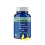 Carbamide Forte Double Strength Fish Oil 1000mg with Omega 3 600mg -60 Capsules - Fast Shipping to USA