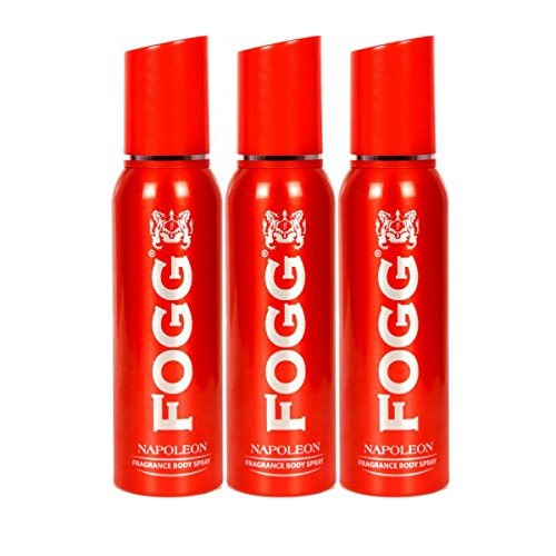 FOGG Men Napoleon Deodorant Spray (Pack Of 3)(100Gms/120Ml Each) - Fast Shipping to USA & Canada