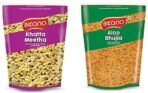 Bikano Khatta Meetha, 1kg + BIKANO Aloo Bhujia Pouch, 1 kg - Fast Shipping to USA & Canada - Image 2