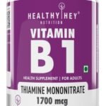 HealthyHey Nutrition Vitamin B1 Thiamine -120 Veg Capsules - Fast Shipping to USA