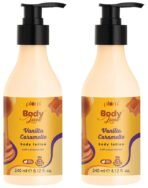 Plum BodyLovin' Vanilla Caramello Body Lotion | Cocoa Butter & Vitamin B5 For Deep Moisturization| Non-Greasy | Soft & Glowing Skin| For Dry to Very Dry Skin | Warm & Cozy Vanilla Fragrance (240 ml) - Fast Shipping to USA & Canada