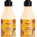 Plum BodyLovin' Vanilla Caramello Body Lotion | Cocoa Butter & Vitamin B5 For Deep Moisturization| Non-Greasy | Soft & Glowing Skin| For Dry to Very Dry Skin | Warm & Cozy Vanilla Fragrance (240 ml) - Fast Shipping to USA & Canada