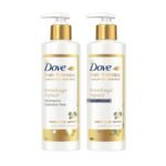 Dove Hair Therapy Breakage Repair Sulphate-Free Shampoo 380ml + Conditioner 380ml, (Combo Pack)| No Parabens & Dyes | Enriched With Nutri-Lock Serum - Fast Shipping to USA & Canada