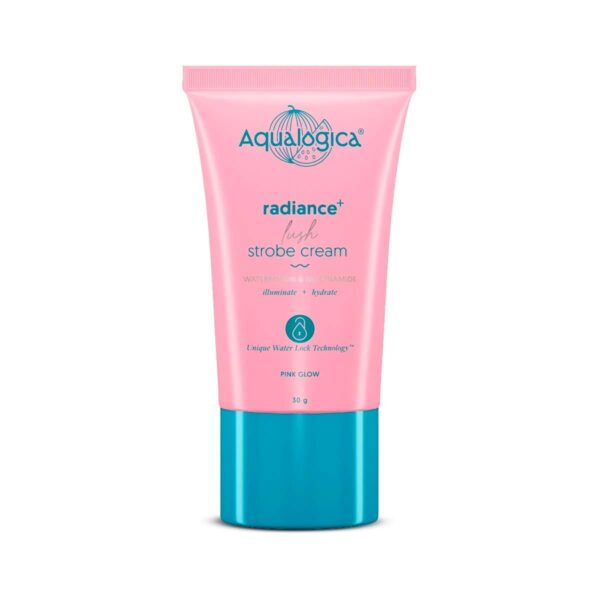 Aqualogica Radiance+ Lush Strobe Cream with Watermelon & Niacinamide - 30g - Fast Shipping to USA & Canada