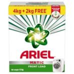 Ariel Matic Detergent Powder Front Load - 4kg + 2kg free | Removes 100 Tough Stains in 1 wash | Specially Designed for Washing Machines | Fresh Fragrance - Fast Shipping to USA & Canada - Image 2