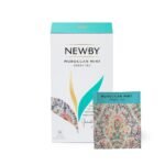 Newby Moroccan Mint Green Tea Bags | 25 Counts | Blend of Fine Green Tea & Peppermint Leaves | 50 gms - Fast Shipping to USA & Canada