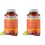Carbamide Forte Natural Vitamin C Amla Extract With Zinc For Immunity & Skincare - 120 Veg Tablets (Pack of 2) - Fast Shipping to USA