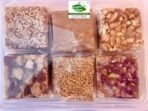 Organic Bites Assorted Premium 6 in 1 Chikki Box - Dry Fruit Chikki, Rose Petal Cashewnut (Kaju) Chikki,Sesame Seed (Til) Chikki, Peanut & Jaggery Chikki, Peanut & Sesame Seed (Til) Chikki and Coconut Chiki (Chikki Combo Pack of 6 in 1) -500 gm - Fast Shipping to USA & Canada - Image 3