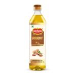 Del Monte Cold Pressed Groundnut (Peanut) Oil 1L, Kolhu/Kacchi Ghana/Mara Chekku/Ganuga | 100% Pure & Unrefined | Nutty Flavour & Aroma | Everyday Cooking Oil | Contains Mufa, Omega 6 Pufa - Fast Shipping to USA & Canada