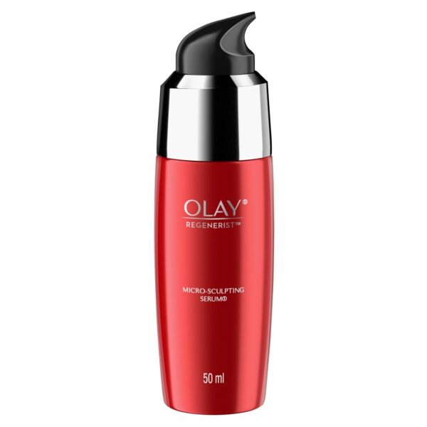Olay Regenerist Micosculpting Serum | Hydrated, Plump, Bouncy Skin | With Hyaluronic Acid, Niacinamide and Peptides | Normal, Oily, Dry, Combination Skin | 50ml - Fast Shipping to USA & Canada