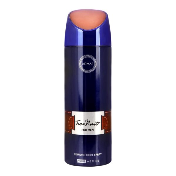 Armaf Tres Nuit Perfume Body Spray For Men 200ml, Fragrance For Long Lasting Freshness, Everyday Use, Best For Gifting Purpose - Fast Shipping to USA & Canada