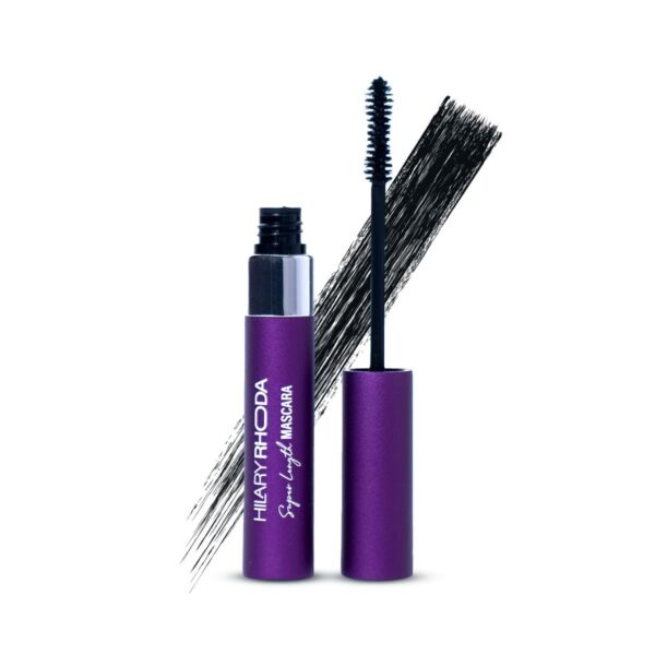 Hilary Rhoda Super Length Mascara | Clump-Free Mascara | Water-Resistant Mascara | Instant Lengthening Mascara| Smudge-Free Mascara | Weightless Formula | All Day Stay | 8ml - Fast Shipping to USA & Canada