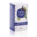 Chai Craft Peppermint Herbal Infusion 25 Tea Bags - Fast Shipping to USA & Canada