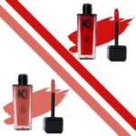 KINDED Lip Eye and Cheek Tint Combo for Women Girls Longlasting Moisturizing Vitamin E Liquid Lip Colour Lipstick Eyeshadow Blush (Matte Finish, Brick Red & Perfect Nude, 9 ml each) - Fast Shipping to USA & Canada
