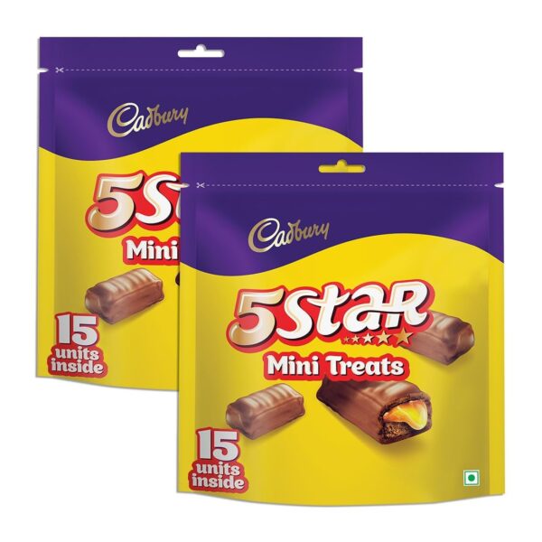 Cadbury 5 Star Home Treats Chocolate Bars, 151.5 G (Pack Of 2, 303 Gram) - Fast Shipping to USA & Canada