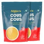 Abbie's Cous Cous 100% Durum Wheat Semolina 500 g, Pack of 2 - Fast Shipping to USA & Canada