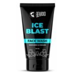 BEARDO Ice Blast Cooling Facewash for Men, 100 ml | INSTANT Icy freshness | Aloe Vera Face wash, Vitamin E & Menthol for cool lock technology | Refreshing & Hydrating facewash - Fast Shipping to USA & Canada