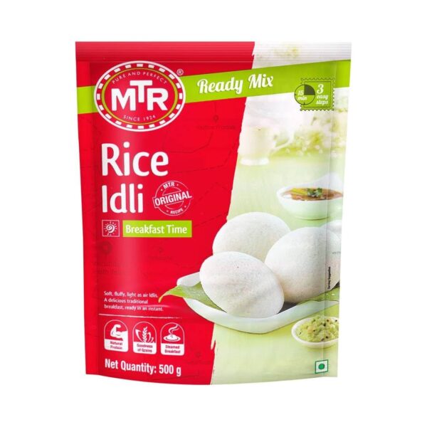 MTR Rice Idli Mix - Breakfast Mix | Quick Breakfast | Instant Ready to Cook Mix | Ready-To-Make South Indian Breakfast | 500g - Fast Shipping to USA & Canada