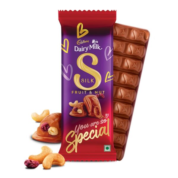 Cadbury Dairy Milk Silk Fruit and Nut Valentine's Gift Pack Chocolate Bar, 137 g - Fast Shipping to USA & Canada