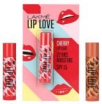LAKME Lip Love Chapstick, Spf15, Cherry, 4.5 g And Lip Love Chapstick, Caramel, 4.5g - Fast Shipping to USA & Canada