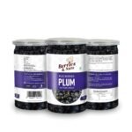 Berries And Nuts Dried Blueberry Plum | Dehydrated Plum, Dried Fruit Plums | 750 Grams | 3 Bottle of 250 Grams - Fast Shipping to USA & Canada