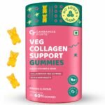 Carbamide Forte Veg Collagen Support Gummies, 60 Gummies | Collagen Supplements for Women & Men for Skin & Hair - Mango Flavour - Fast Shipping to USA