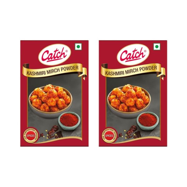 Catch Kashmiri Lal Mirch Powder 100 GMS X 2(Pack of Two) - Fast Shipping to USA & Canada