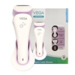 Vega Mystic Lady Shaver for Women with Charging Stand, 90 Mins Runtime, Quick Charge, IPX 6 Waterproof and Cord & Cordless Use,White, All Skin Types, (VHLS-02) - Fast Shipping to USA & Canada
