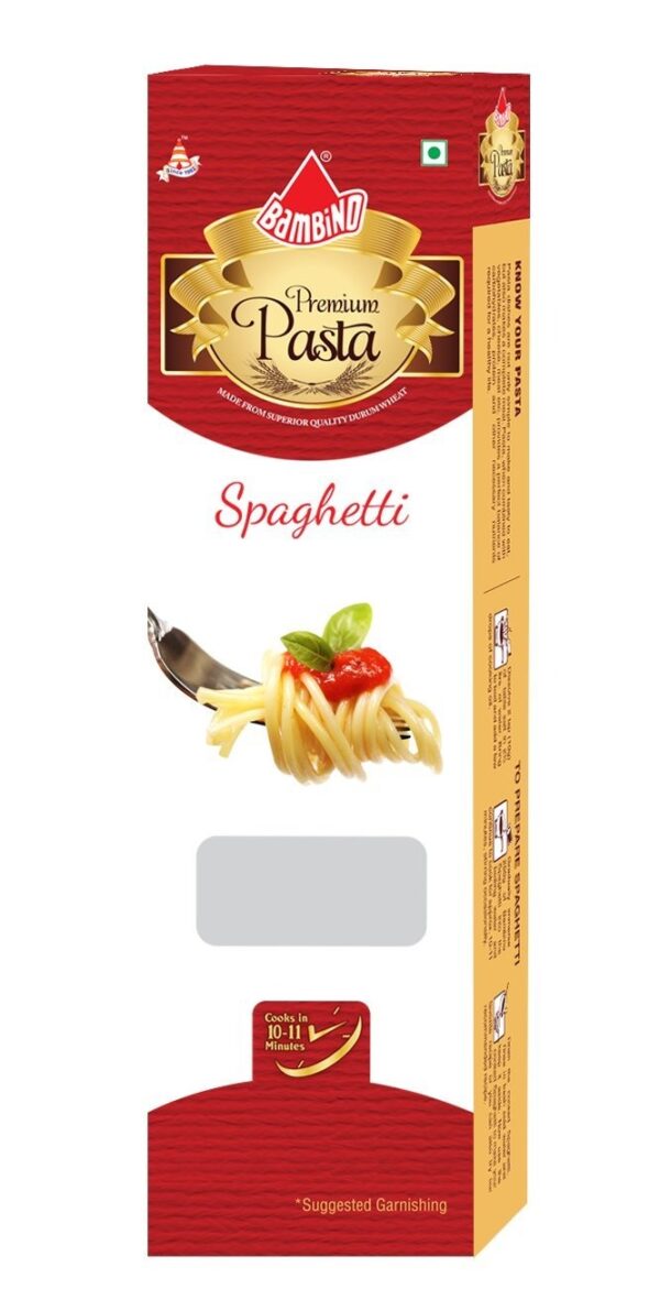 Bambino Pasta - Spaghetti, 500g Pack - Fast Shipping to USA & Canada