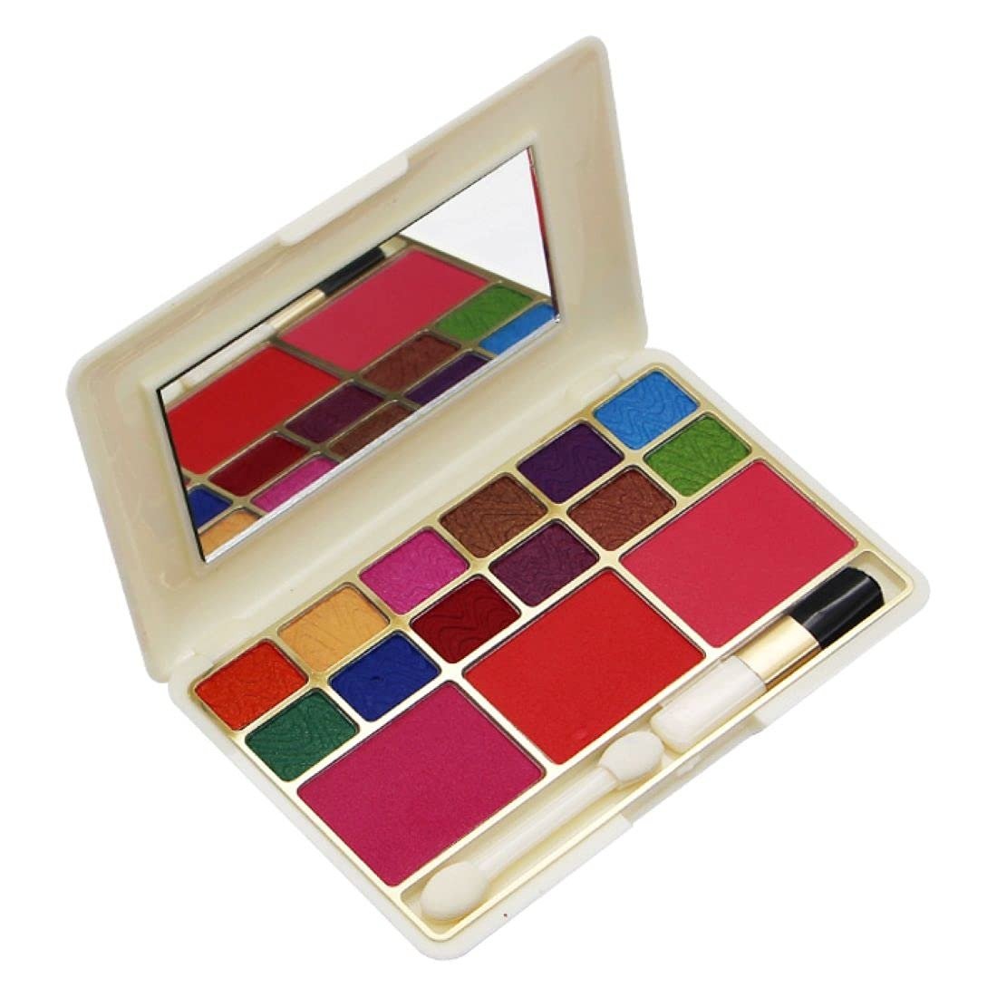 614eqGInkbL-1.jpg FASHION COLOUR Fantastic Professional Makeup Kit | 12 Eyeshadow+2 Blush | Multifunctional Face Makeup Palette | Intense Pigmented | Long- lasting & Smudgeproof | 29g | Shade 01 - Fast Shipping to USA & Canada - Image 1